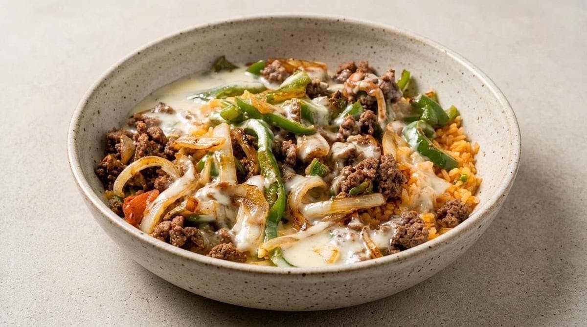 Sizzling Steak & Queso Bowl